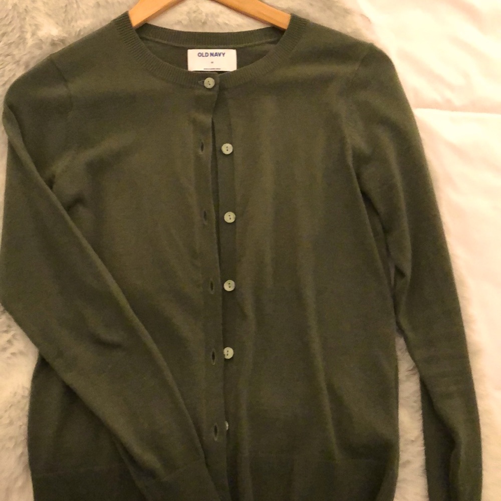 Olive green Cardigan